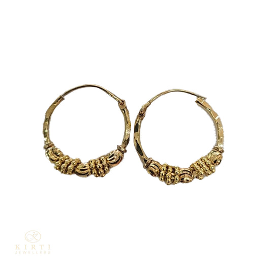 9ct Gold Hoop Earrings