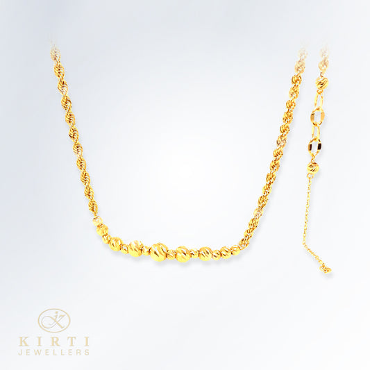 18ct Gold Necklace and Bracelet Set