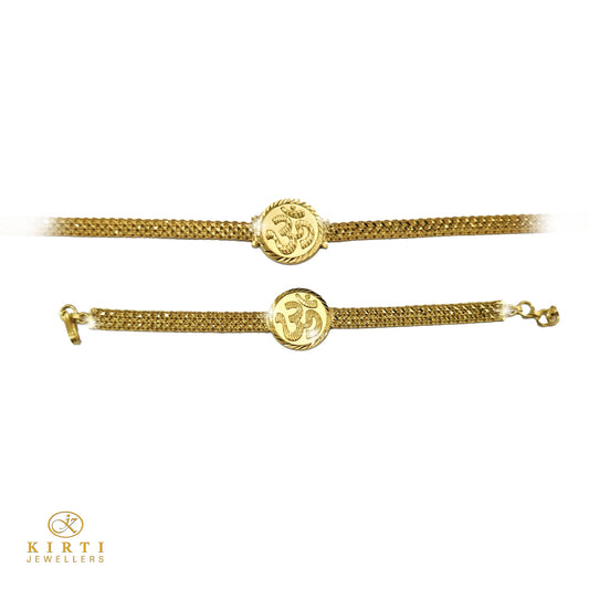 Men’s and Boy's 9ct Gold Aum Bracelet