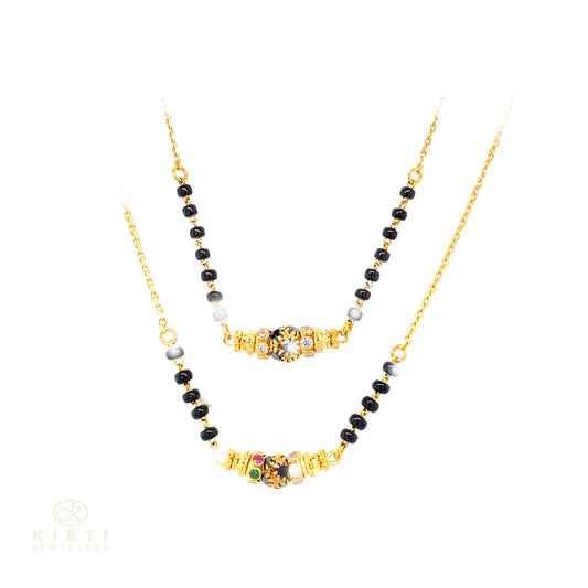 18ct Gold Stacked Mangalsutra