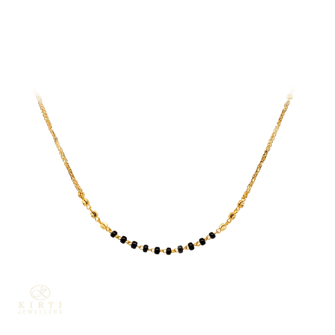 18 ct Gold 10 Bead Mangalsutra