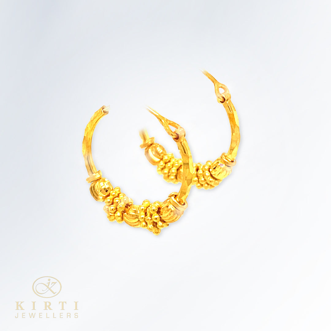 9ct Gold Hoop Earrings